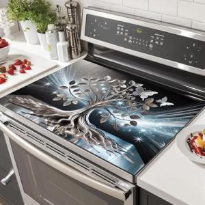 Butterfly Design Stove Top Cover and Mat