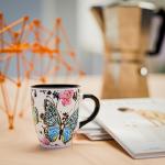 Color Changing Butterfly Coffee Mug - 12oz Ceramic