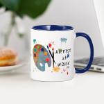 Artist At Work Ceramic Coffee Mug - 11 oz