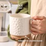 Stackable Ceramic Coffee Mug Set of 4