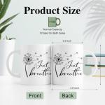 Just Breathe Dandelion Coffee Mug for Mindfulness