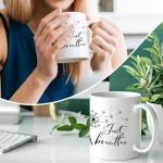 Just Breathe Dandelion Coffee Mug for Mindfulness
