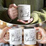 Just Breathe Dandelion Coffee Mug for Mindfulness