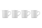 Le Creuset Set of 4 White Mugs