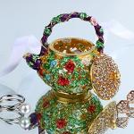 Mini Teapot Trinket Box for Rings and Decor