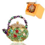 Mini Teapot Trinket Box for Rings and Decor