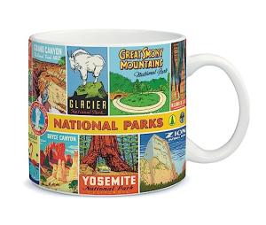 Vintage National Parks Ceramic Coffee Mug