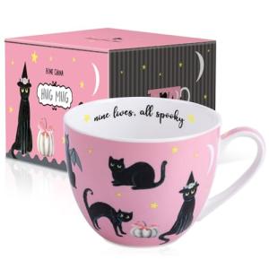Halloween Black Cat Coffee Mug - 20 oz