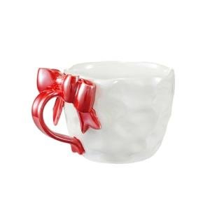 Personalized 11oz Red Bow Coffee Mug