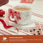 Personalized 11oz Red Bow Coffee Mug