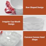 Personalized 11oz Red Bow Coffee Mug