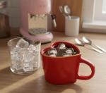 Large Heart Mug with Gold Spoon - Perfect Gift