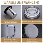 Durable Glass Tea Cup with Infuser - 16oz