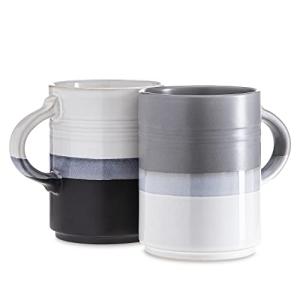 Set of 2 Ombre Coffee Mugs, 18Oz