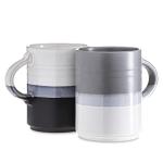 Set of 2 Ombre Coffee Mugs, 18Oz