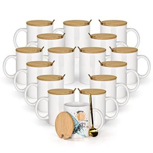 16-Piece Sublimation Blank Coffee Mug Set