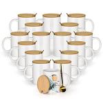 16-Piece Sublimation Blank Coffee Mug Set