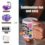 16-Piece Sublimation Blank Coffee Mug Set