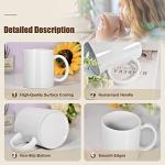 16-Piece Sublimation Blank Coffee Mug Set