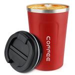 Red Stainless Steel Insulated Travel Coffee Mug