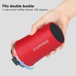 Red Stainless Steel Insulated Travel Coffee Mug