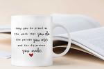 Inspirational Quote Coffee Mug for Coworker Farewell