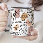 YouNique Sweary Affirmations Coffee Mug - 11 Oz