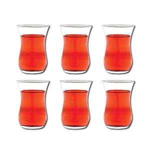 Set of 6 Authentic Turkish Tea Glasses