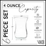 Set of 6 Authentic Turkish Tea Glasses