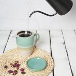 Bosmarlin Ceramic Tea Cup with Infuser - Green