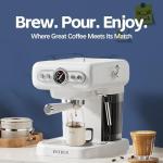 Cute Ceramic Coffee Mug with Lid - 13.5 oz