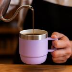 Stackable Stainless Steel Insulated Mugs Set of 2