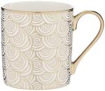 Gold Plated Mosaic Coffee Mugs, Set of 6