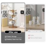 Bamboo Coffee Mug Holder Tree with 6 Hooks