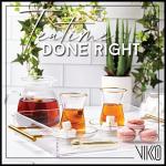 Turkish Tea Set with 6 Glasses and Saucers