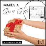 Turkish Tea Set with 6 Glasses and Saucers