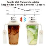 Insulated Travel Coffee Mug with Lid, 14 oz