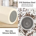 Insulated Travel Coffee Mug with Lid, 14 oz