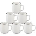 Speckled Ceramic Coffee Mugs Set of 6
