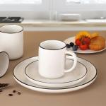 Speckled Ceramic Coffee Mugs Set of 6