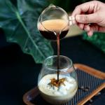 V-Shaped Glass Espresso Cups Set of 2