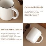 Speckled Ceramic Coffee Mugs Set of 6