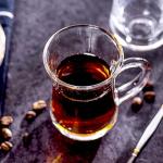 Turkish Tea Glasses Set of 6 with Handles