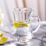 Turkish Tea Glasses Set of 6 with Handles