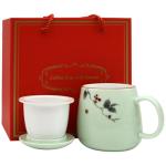 ZooBoo 18oz Ceramic Tea Mug with Infuser