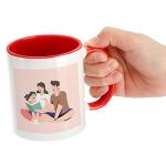 AVLA 6 Pack Porcelain Coffee and Tea Mugs