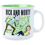Rick and Morty Ceramic Camper Mug, 20 Oz