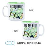 Rick and Morty Ceramic Camper Mug, 20 Oz
