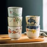 Set of 6 Japanese Ceramic Tea Cups