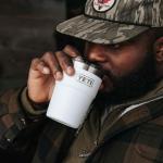 YETI 16 oz Insulated Stackable Tumbler, Black Forest